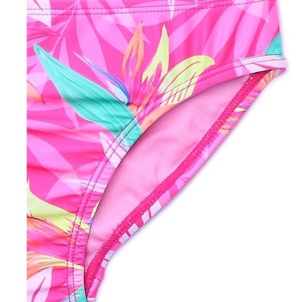 Wonder Nation Girls Bow Front Bikini Swimsuit with UPF 50 SZ 10/12 NEW w/ Tag! - Picture 3 of 3
